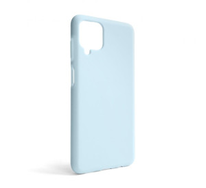 Чохол Full Silicone Case для Samsung Galaxy A12/A125 (2020), А12/А127 (2021) light blue (05) (без логотипу)