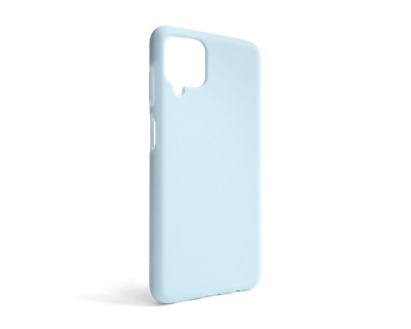 Чохол Full Silicone Case для Samsung Galaxy A12/A125 (2020), А12/А127 (2021) light blue (05) (без логотипу)