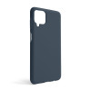 Чохол Full Silicone Case для Samsung Galaxy A12/A125 (2020), А12/А127 (2021) dark blue (08) (без логотипу)