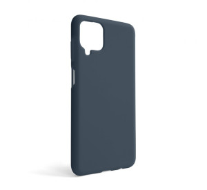 Чохол Full Silicone Case для Samsung Galaxy A12/A125 (2020), А12/А127 (2021) dark blue (08) (без логотипу)