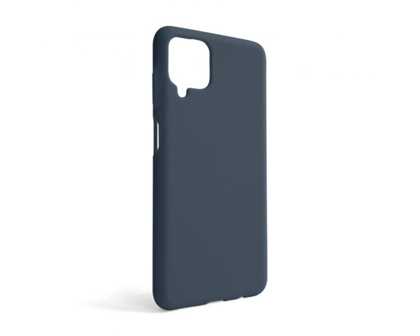 Чохол Full Silicone Case для Samsung Galaxy A12/A125 (2020), А12/А127 (2021) dark blue (08) (без логотипу)