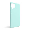 Чехол Full Silicone Case для Samsung Galaxy A12/A125 (2020), А12/А127 (2021) turquoise (17) (без логотипа)