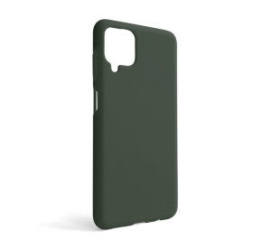 Чохол Full Silicone Case для Samsung Galaxy A12/A125 (2020), А12/А127 (2021) dark olive (41) (без логотипу)