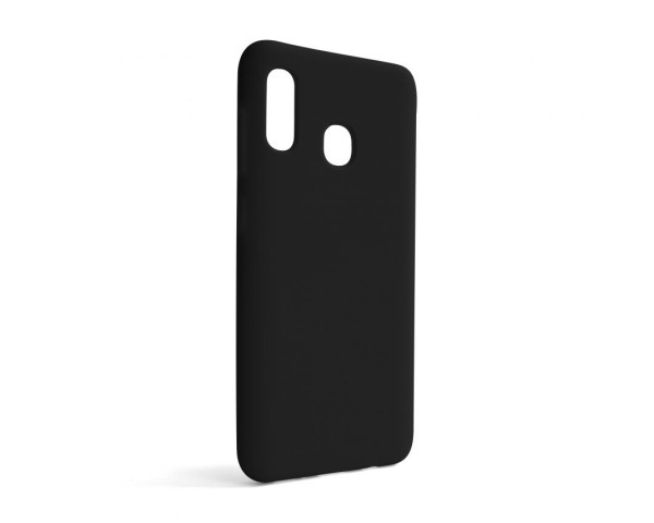 Чохол Full Silicone Case для Samsung Galaxy A30/A305 (2019) black (18) (без логотипу)
