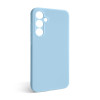 Чехол Full Silicone Case для Samsung Galaxy A35 5G/A356 (2023) light blue (05) (без логотипа)