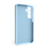 Чехол Full Silicone Case для Samsung Galaxy A35 5G/A356 (2023) light blue (05) (без логотипа)