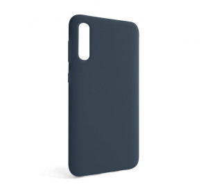 Чохол Full Silicone Case для Samsung Galaxy A50/A505 (2019) dark blue (08) (без логотипу)