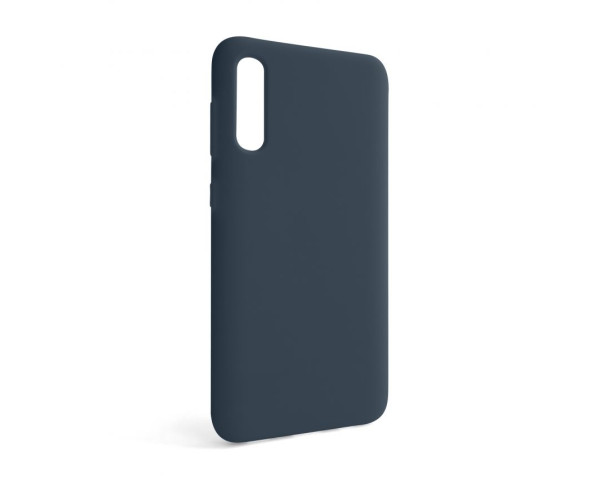 Чехол Full Silicone Case для Samsung Galaxy A50/A505 (2019) dark blue (08) (без логотипа)