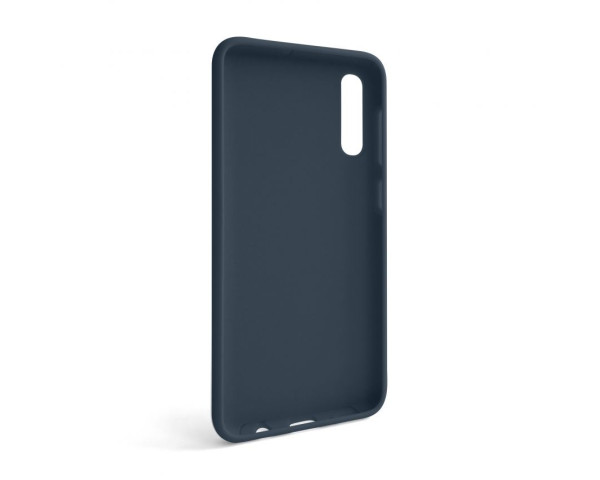 Чехол Full Silicone Case для Samsung Galaxy A50/A505 (2019) dark blue (08) (без логотипа)