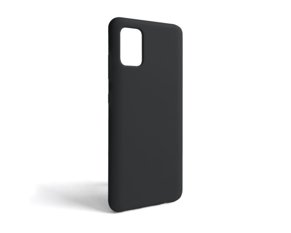 Чехол Full Silicone Case для Samsung Galaxy A51/A515 (2019) black (18) (без логотипа)