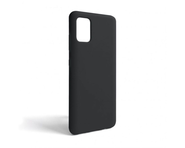 Чехол Full Silicone Case для Samsung Galaxy A51/A515 (2019) black (17) (без логотипа)