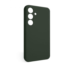 Чохол Full Silicone Case для Samsung Galaxy S24/S921 (2024) dark olive (41) (без логотипу)