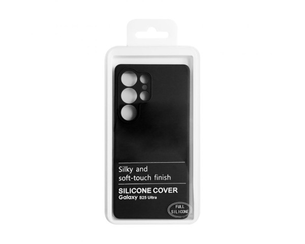 Чохол Full Silicone Case для Samsung Galaxy S25 Ultra/S938 (2025) black (18) (без логотипу)