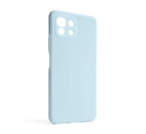 Чохол Full Silicone Case для Xiaomi Mi 11 Lite 4G light blue (05) (без логотипу)