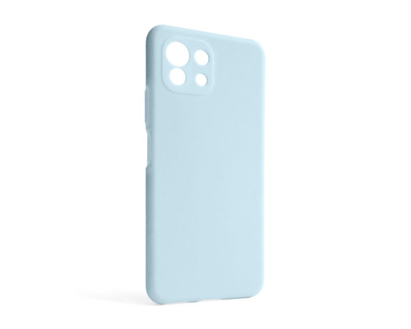Чохол Full Silicone Case для Xiaomi Mi 11 Lite 4G light blue (05) (без логотипу)