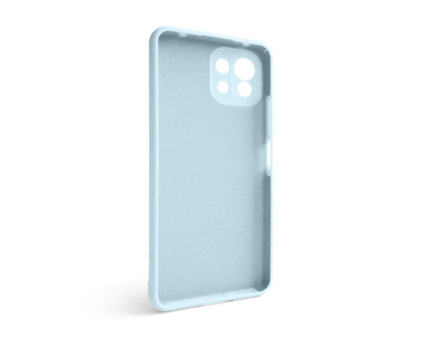 Чохол Full Silicone Case для Xiaomi Mi 11 Lite 4G light blue (05) (без логотипу)