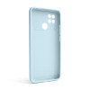 Чохол Full Silicone Case для Xiaomi Poco C40 light blue (05) (без логотипу)