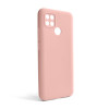 Чохол Full Silicone Case для Xiaomi Poco C40 light pink (12) (без логотипу)