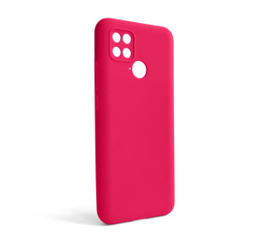 Чохол Full Silicone Case для Xiaomi Poco C40 fluorescent rose (37) (без логотипу)