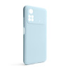 Чохол Full Silicone Case для Xiaomi Poco M4 Pro 5G light blue (05) (без логотипу)