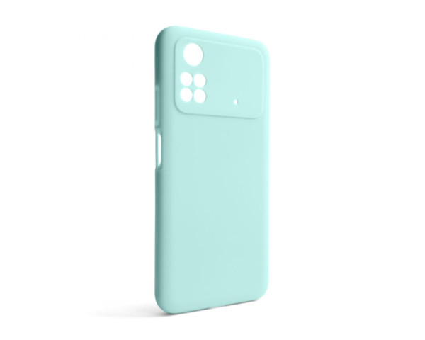 Чохол Full Silicone Case для Xiaomi Poco M4 Pro 5G turquoise (17) (без логотипу)