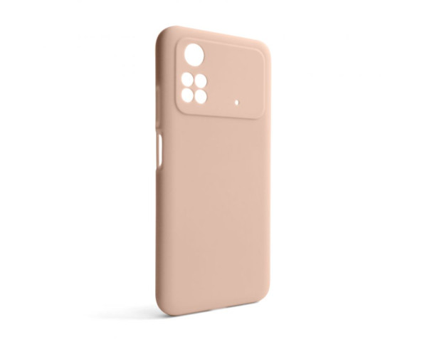Чохол Full Silicone Case для Xiaomi Poco M4 Pro 5G nude (19) (без логотипу)