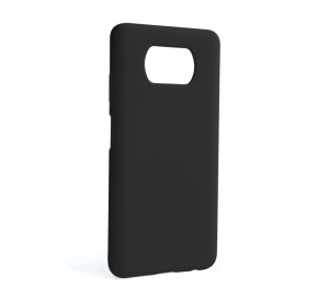 Чохол Full Silicone Case для Xiaomi Poco X3 Pro black (18) (без логотипу)