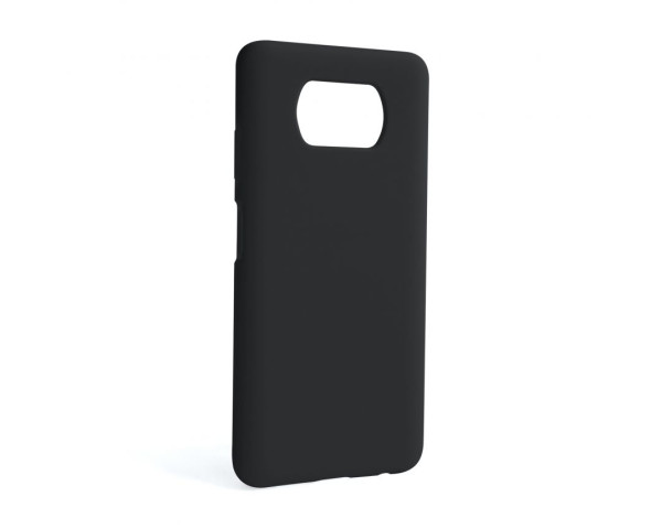 Чохол Full Silicone Case для Xiaomi Poco X3 Pro black (18) (без логотипу)