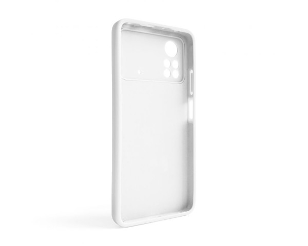Чохол Full Silicone Case для Xiaomi Poco X4 Pro white (09) (без логотипу)