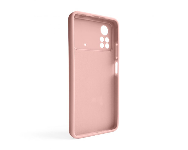 Чохол Full Silicone Case для Xiaomi Poco X4 Pro light pink (12) (без логотипу)