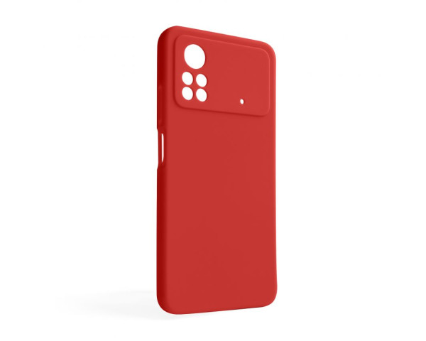 Чохол Full Silicone Case для Xiaomi Poco X4 Pro red (14) (без логотипу)