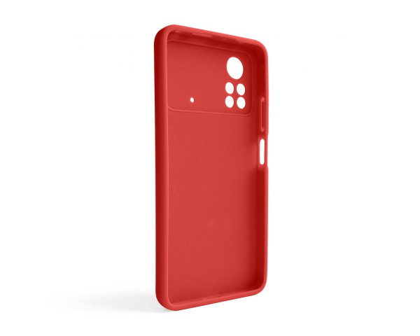 Чохол Full Silicone Case для Xiaomi Poco X4 Pro red (14) (без логотипу)