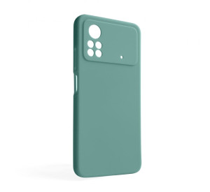 Чохол Full Silicone Case для Xiaomi Poco X4 Pro turquoise (17) (без логотипу)