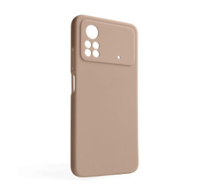 Чохол Full Silicone Case для Xiaomi Poco X4 Pro nude (19) (без логотипу)