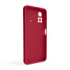 Чохол Full Silicone Case для Xiaomi Poco X4 Pro fluorescent rose (37) (без логотипу)