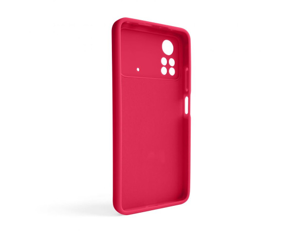 Чохол Full Silicone Case для Xiaomi Poco X4 Pro rose red (42) (без логотипу)
