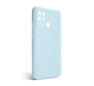 Чехол Full Silicone Case для Xiaomi Redmi 10C light blue (05) (без логотипа)