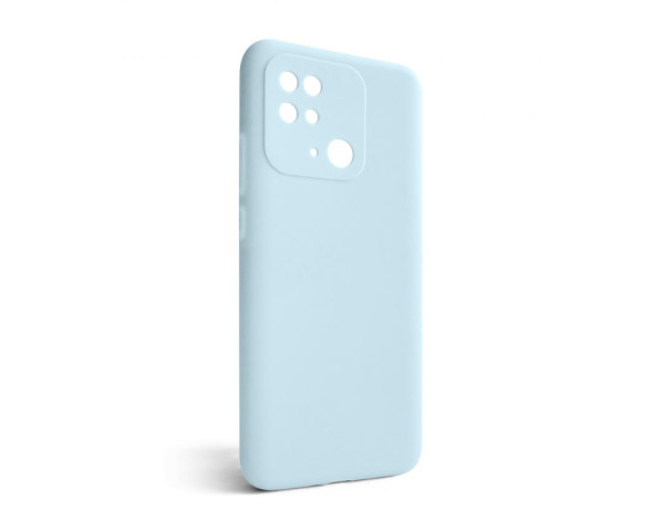 Чохол Full Silicone Case для Xiaomi Redmi 10C light blue (05) (без логотипу)
