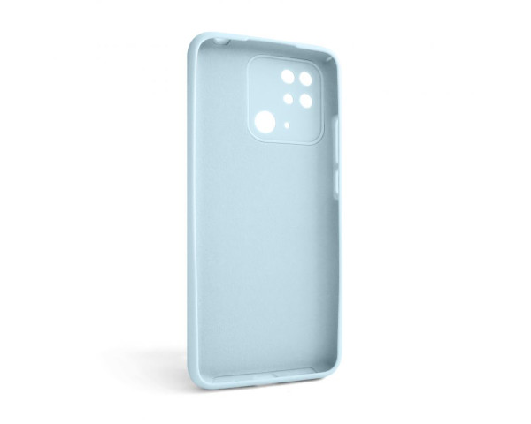 Чохол Full Silicone Case для Xiaomi Redmi 10C light blue (05) (без логотипу)