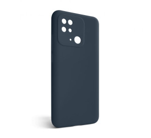 Чохол Full Silicone Case для Xiaomi Redmi 10C dark blue (08) (без логотипу)