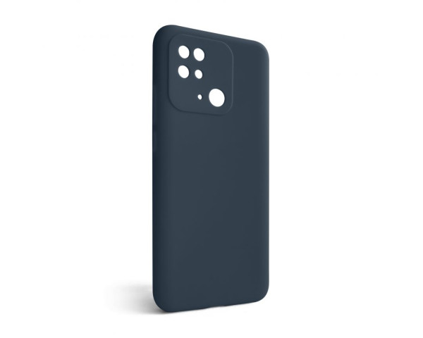 Чохол Full Silicone Case для Xiaomi Redmi 10C dark blue (08) (без логотипу)