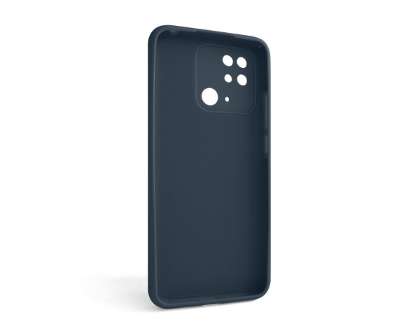 Чохол Full Silicone Case для Xiaomi Redmi 10C dark blue (08) (без логотипу)