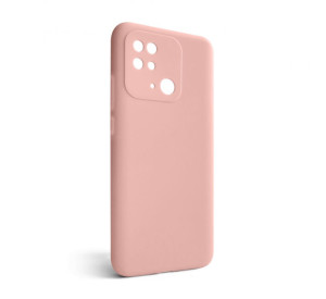 Чехол Full Silicone Case для Xiaomi Redmi 10C light pink (12) (без логотипа)