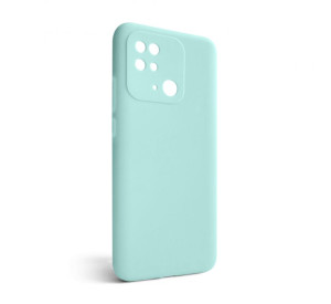 Чехол Full Silicone Case для Xiaomi Redmi 10C turquoise (17) (без логотипа)