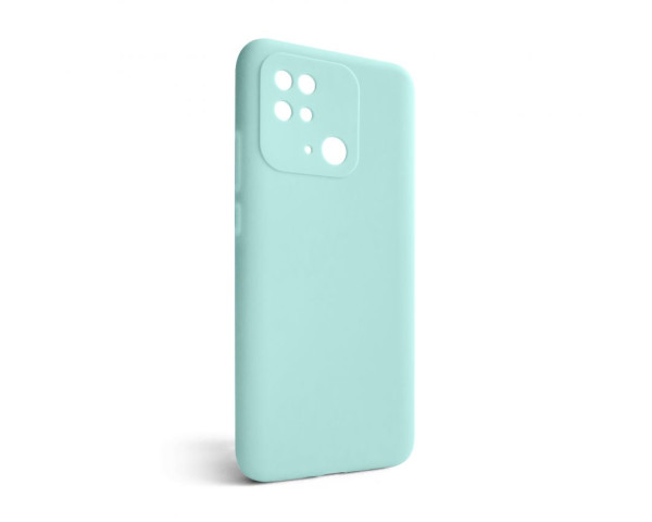 Чохол Full Silicone Case для Xiaomi Redmi 10C turquoise (17) (без логотипу)
