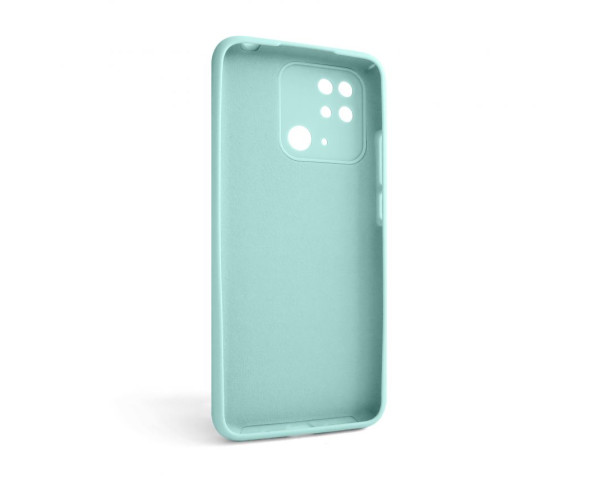 Чохол Full Silicone Case для Xiaomi Redmi 10C turquoise (17) (без логотипу)