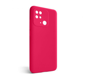 Чохол Full Silicone Case для Xiaomi Redmi 10C fluorescent rose (37) (без логотипу)