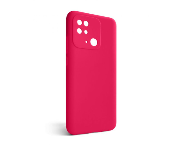 Чохол Full Silicone Case для Xiaomi Redmi 10C fluorescent rose (37) (без логотипу)
