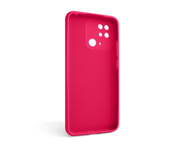 Чохол Full Silicone Case для Xiaomi Redmi 10C fluorescent rose (37) (без логотипу)