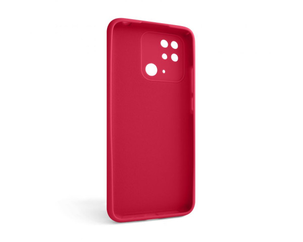 Чохол Full Silicone Case для Xiaomi Redmi 10C rose red (42) (без логотипу)
